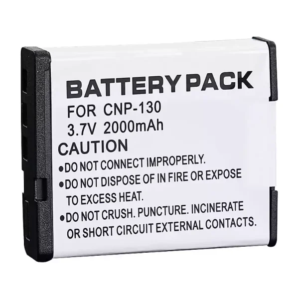 ⁦بطارية الكاميرا CASIO NP-130,NP-130A,CNP-130⁩ - الصورة ⁦2⁩