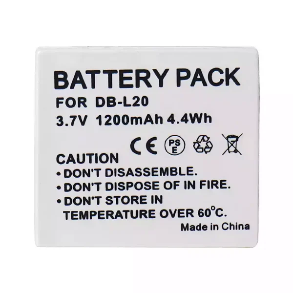بطارية الكاميرا SANYO VPC-C40,VPC-C5,VPC-C6,VPC-CA6,VPC-CA65,VPC-CA8,VPC-CA9,VPC-CG6,VPC-CG65,VPC-CG9