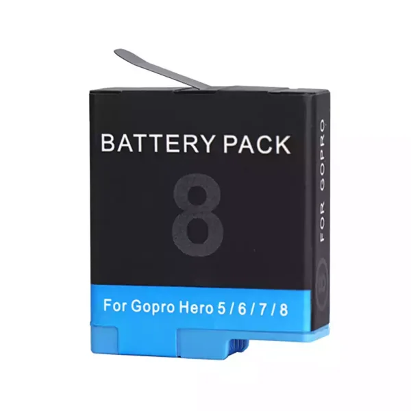 ⁦بطارية الكاميرا GoPro Hero 8 Action Camera,GoPro Hero 8 Black,GoPro Hero 8 HD Black,GoPro Hero Silver,GoPro Hero 8 HD Silver⁩ - الصورة ⁦2⁩
