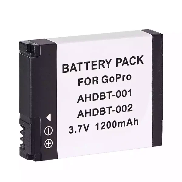 ⁦بطارية الكاميرا GoPro AHDBT-001 AHDBT-002,GoPro HD HERO(2010 MODEL),HD HERO2⁩ - الصورة ⁦2⁩