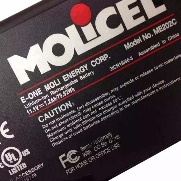 ⁦بطارية بديلة لـ MOLICEL ME202C for MOLICEL,SAMSUNG Sens Pro 520 523,DR202⁩ - الصورة ⁦3⁩