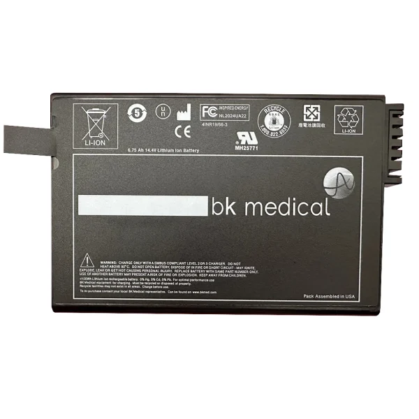 ⁦بطارية بديلة لـ BK medical UA1225⁩ - الصورة ⁦2⁩