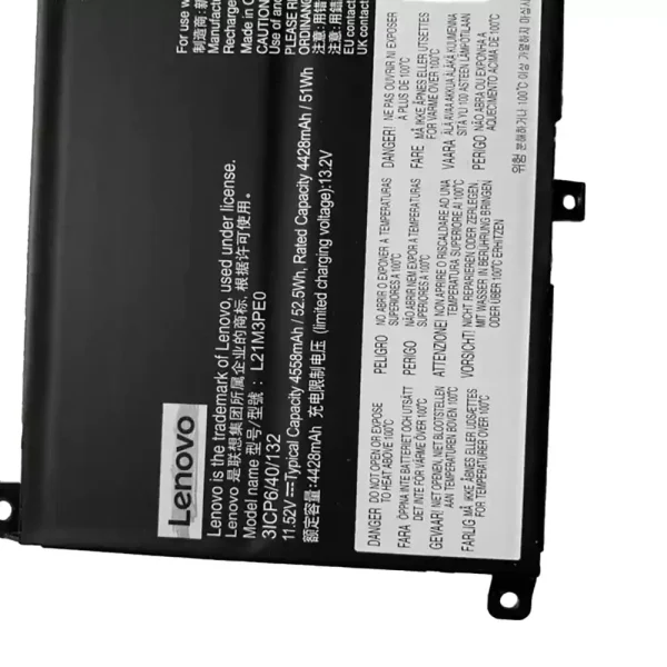 ⁦بطارية الكمبيوتر المحمول LENOVO L21M3PE0 L21C3PE0 L21L3PE0 L21B3PE0⁩ - الصورة ⁦2⁩