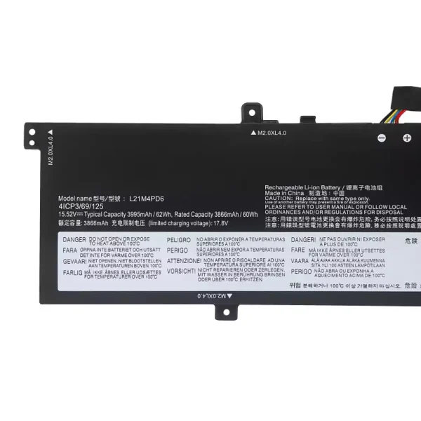 ⁦بطارية الكمبيوتر المحمول LENOVO L12M4PD6⁩ - الصورة ⁦3⁩