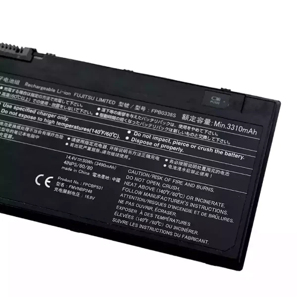 ⁦بطارية الكمبيوتر المحمول Fujitsu FMVNBP247 FPCBP529 Fujitsu E558 P728⁩ - الصورة ⁦3⁩
