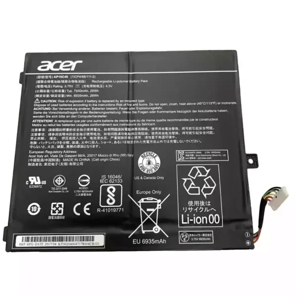 بطارية الكمبيوتر المحمول Acer AP16C46