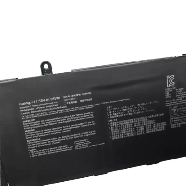 ⁦بطارية الكمبيوتر المحمول ASUS C32N2022⁩ - الصورة ⁦3⁩