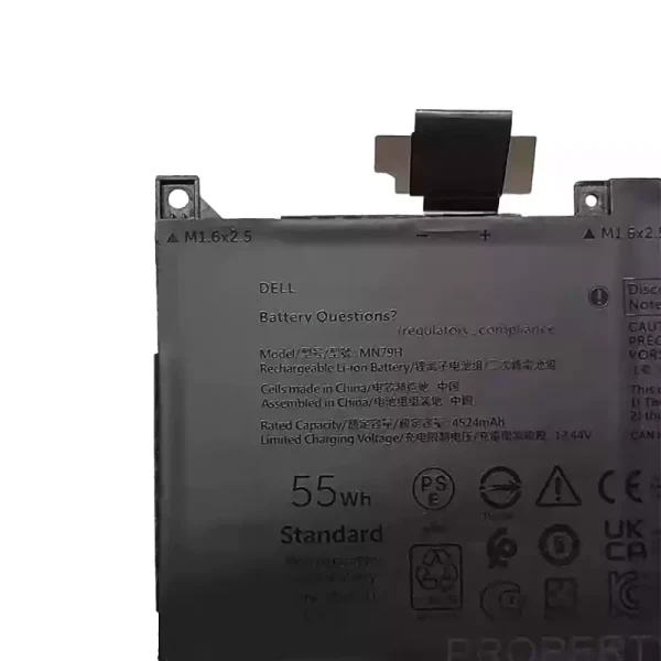 ⁦بطارية الكمبيوتر المحمول Dell MN79H NXRKW⁩ - الصورة ⁦3⁩