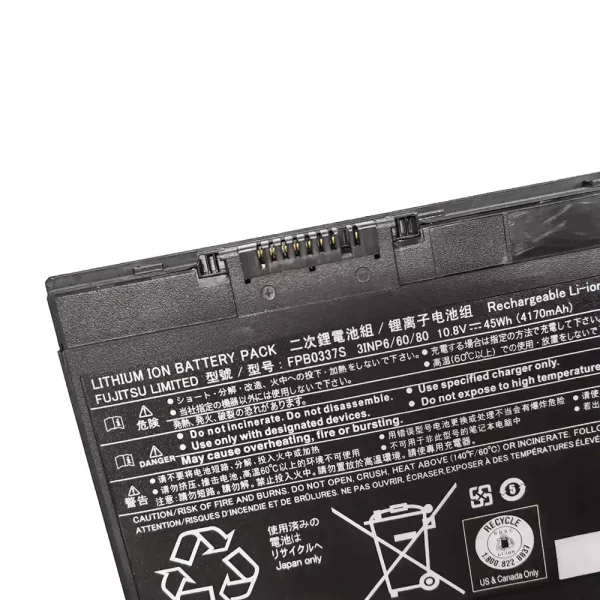 ⁦بطارية الكمبيوتر المحمول Fujitsu FMVNBP246,Fujitsu Lifebook P727 P728 U727 U728 U729⁩ - الصورة ⁦3⁩