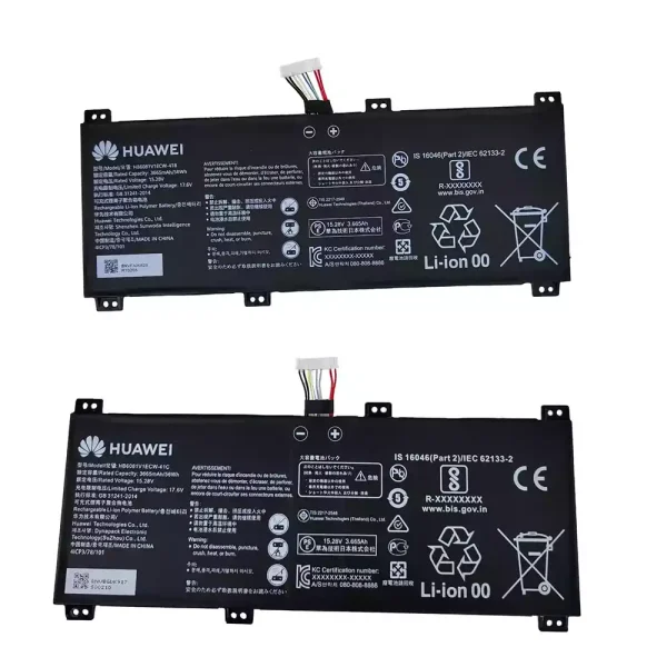 ⁦بطارية الكمبيوتر المحمول HUAWEI HB6081V1ECW-41B HB6081V1ECW-41C⁩ - الصورة ⁦3⁩