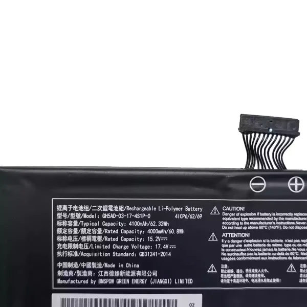 ⁦بطارية الكمبيوتر المحمول Intel NUC23 X15 AC57,MECHREVO GH5AD-03-17-4S1P-0⁩ - الصورة ⁦3⁩