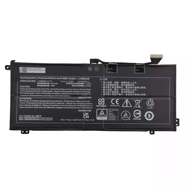 بطارية الكمبيوتر المحمول L240BAT-4-73