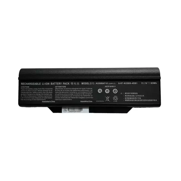 بطارية الكمبيوتر المحمول N350BAT-9 6-87-N350S-4D81
