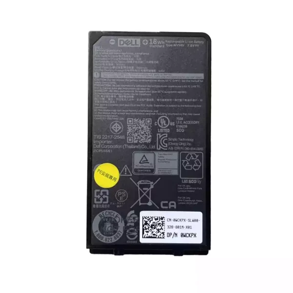 بطارية الكمبيوتر المحمول DELL WV9RV WCKPX