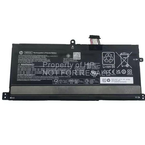 بطارية الكمبيوتر المحمول HP WE03XL TPN-IB0X N42575-005 N42388-1E1