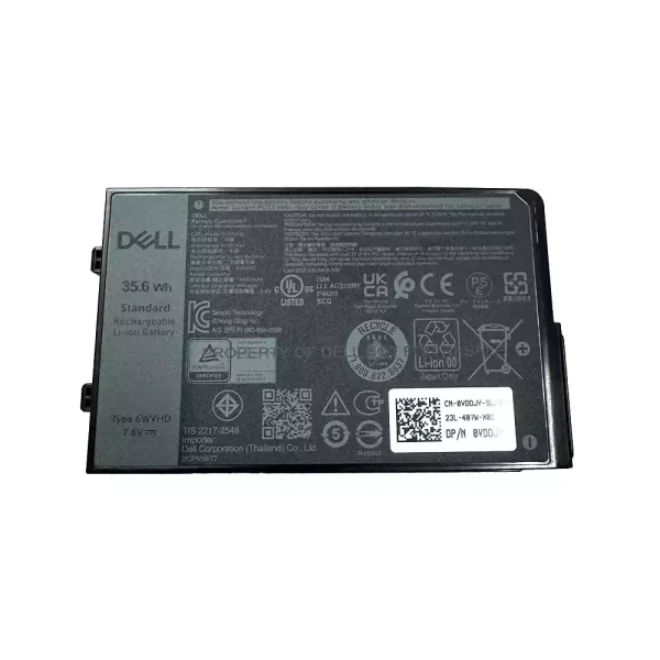 بطارية الكمبيوتر المحمول DELL 6WVHD VDDJY