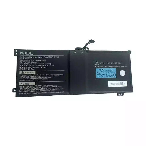 بطارية الكمبيوتر المحمول NEC PC-VP-WP154 N22SAR400