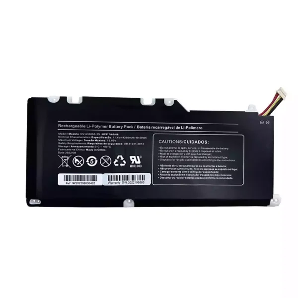 بطارية الكمبيوتر المحمول POSITIVO NV-636668-3S