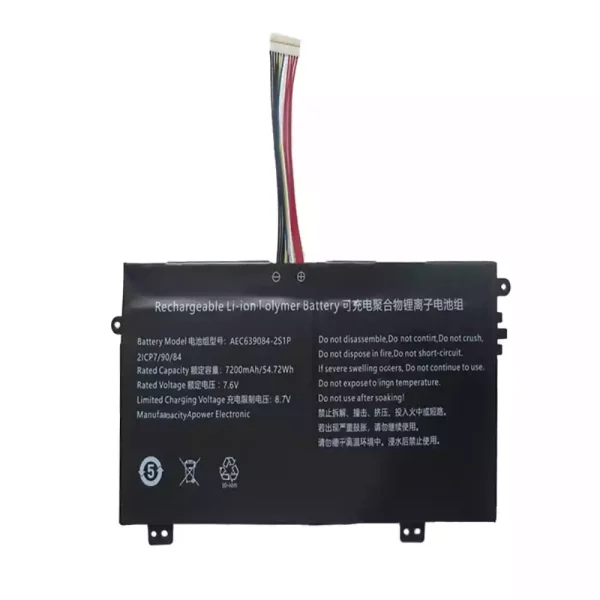 ⁦بطارية الكمبيوتر المحمول AEC639084-2S1P⁩ - الصورة ⁦3⁩