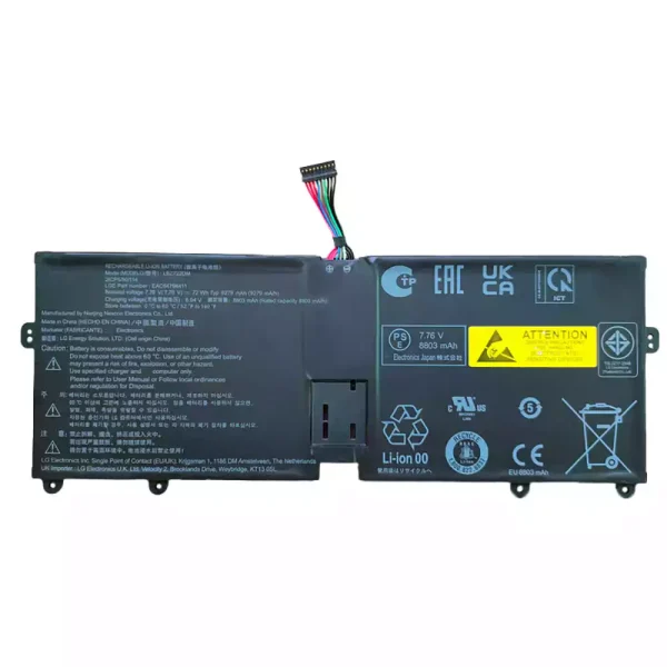 بطارية الكمبيوتر المحمول LG gram LBZ722DM