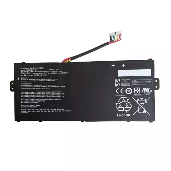بطارية الكمبيوتر المحمول HASEE SQU-2003