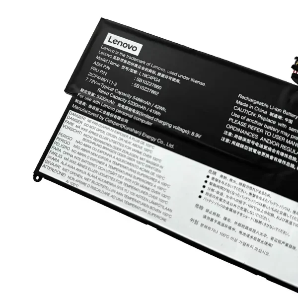 ⁦بطارية الكمبيوتر المحمول LENOVO L19M4PG4 L19C4PG4 L19D4PG3⁩ - الصورة ⁦3⁩