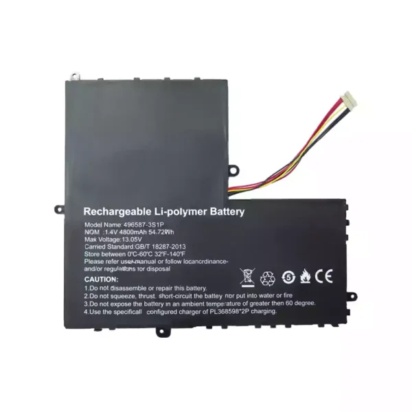 بطارية الكمبيوتر المحمول 496587-3S1P