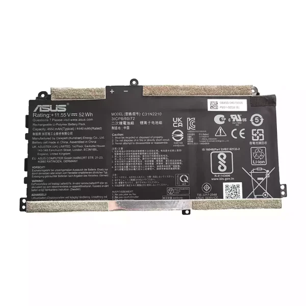 بطارية الكمبيوتر المحمول ASUS C31N2210