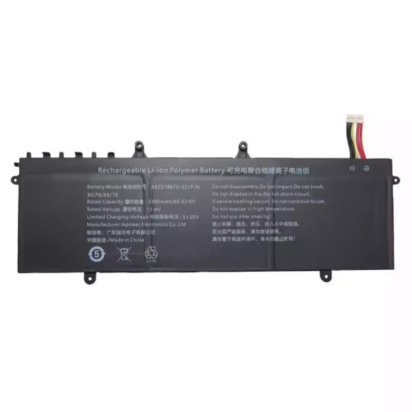 بطارية الكمبيوتر المحمول AEC578870-3S1P AEC578870-3S1P-N