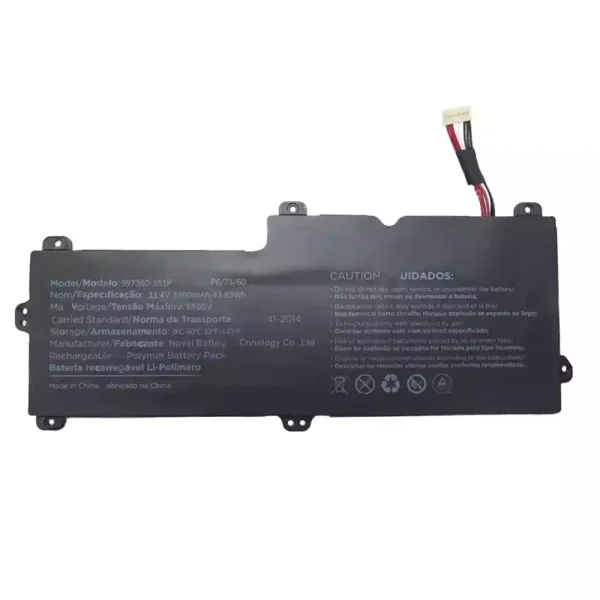بطارية الكمبيوتر المحمول 597360-3S1P