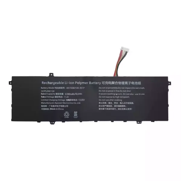 بطارية الكمبيوتر المحمول AEC5080100-3S1P