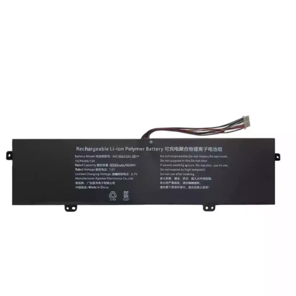 ⁦بطارية الكمبيوتر المحمول AEC5064124-2S1P-N⁩ - الصورة ⁦3⁩