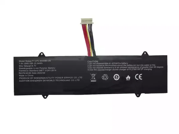 بطارية الكمبيوتر المحمول F1-UTL-604080-2S