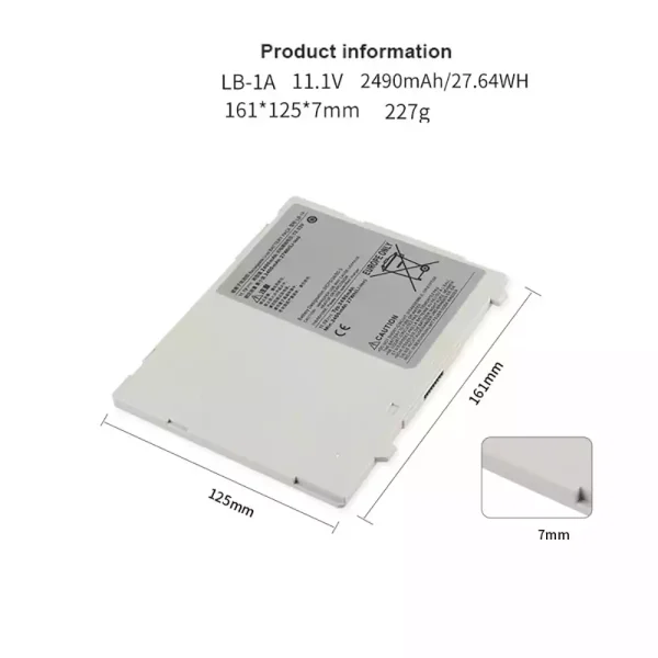 ⁦بطارية بديلة لـ Canon CXDI-70C CXDI-701C CXDI-701G CXDI-801C CXDI-801G⁩ - الصورة ⁦2⁩
