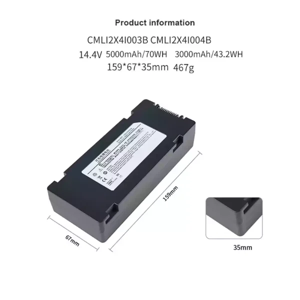 ⁦بطارية بديلة لـ COMEN CMLI2X4I003B⁩ - الصورة ⁦2⁩