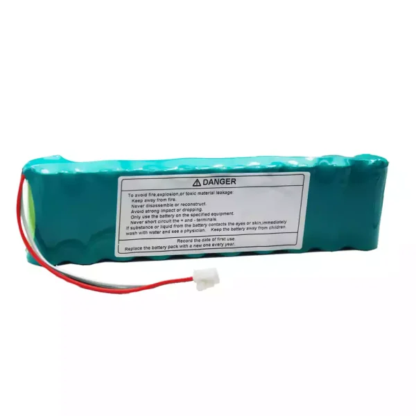 ⁦بطارية بديلة لـ NIHON KOHDEN ECG-9620,ECG-6951D,ECG-9620L,ECG-9620P,ECG-9620M,ECG-9620N,ECG-9620S, ECG-9620T, ECG-9620U,Cardiofax 9620m,ECG-6851E,ECG-6951E⁩ - الصورة ⁦2⁩