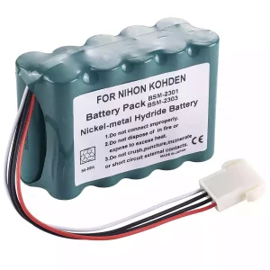 بطارية بديلة لـ Nihon Kohden WS-231P,QI-231P,QI-236P,BSM-73