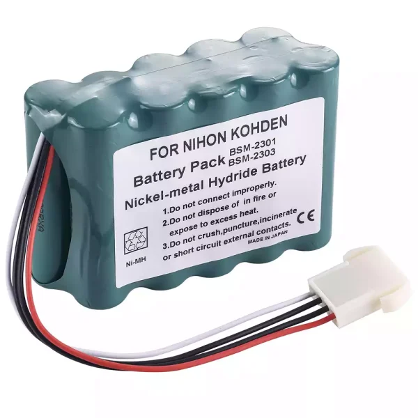 بطارية بديلة لـ Nihon Kohden WS-231P,QI-231P,QI-236P,BSM-73