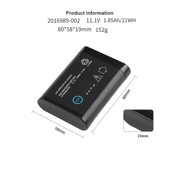 ⁦بطارية بديلة لـ GE 2016989-002 2016989-003 DR203 Solar 8000i⁩ - الصورة ⁦3⁩