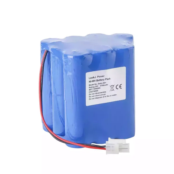 ⁦بطارية بديلة لـ 20VECS1400,Cardioline Delta 60 60+,Interstate Batteries AMED5052 Unipower B11239⁩ - الصورة ⁦2⁩