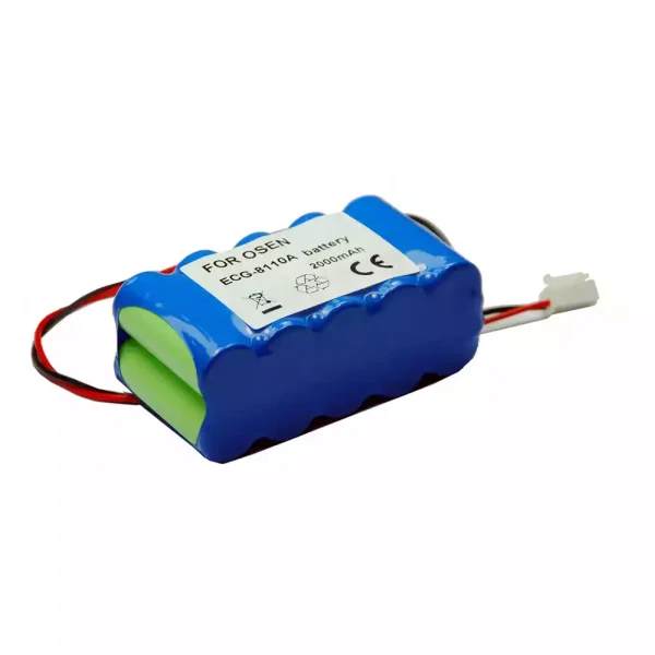 ⁦بطارية بديلة لـ OSEN ECG-8110 ECG-8110A ECG-8130A⁩ - الصورة ⁦3⁩