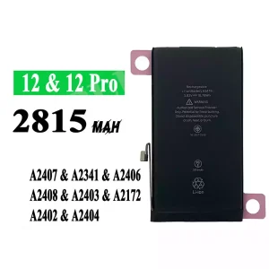 بطارية الهاتف الذكي A2479  ينطبق على iPhone 12,iPhone 12pro
