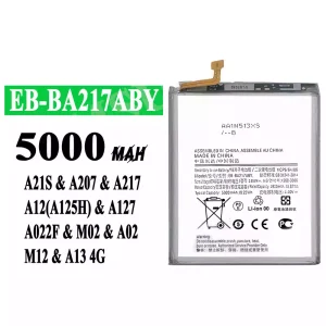 بطارية الهاتف الذكي EB-BA217ABY  ينطبق على Samsung A21S/A207/A217/A12(A125H)/A127/A022F/M02/A02/M12/A13 4G