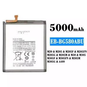 بطارية الهاتف الذكي EB-BG580ABU ينطبق على Samsung M20/A40S