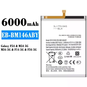 بطارية الهاتف الذكي EB-BM146ABY ينطبق على Samsung Galaxy F54/M54 5G/M34 5G/F14 5G/F34 5G