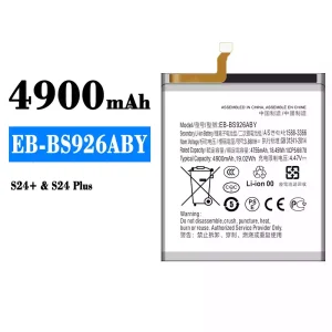 بطارية الهاتف الذكي EB-BS926ABY  ينطبق على Samsung S24+/S24 Plus