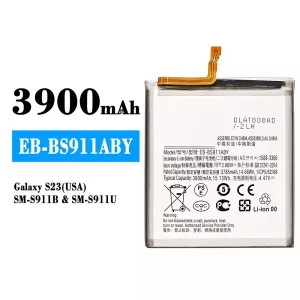 بطارية الهاتف الذكي EB-BS911ABY ينطبق على Samsung Galaxy S23