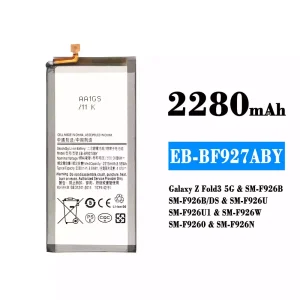 بطارية الهاتف الذكي EB-BF927ABY ينطبق على Samsung Galaxy Z Fold 3