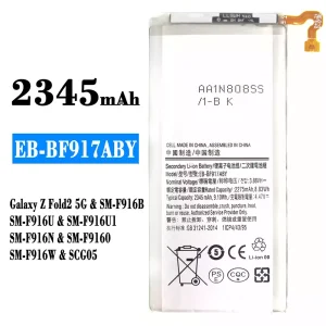 بطارية الهاتف الذكي EB-BF917ABY ينطبق على Samsung Galaxy Z Fold 2
