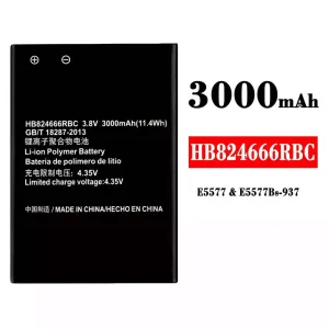 بطارية الهاتف الذكي HB824666RBC  ينطبق على HUAWEI E5577